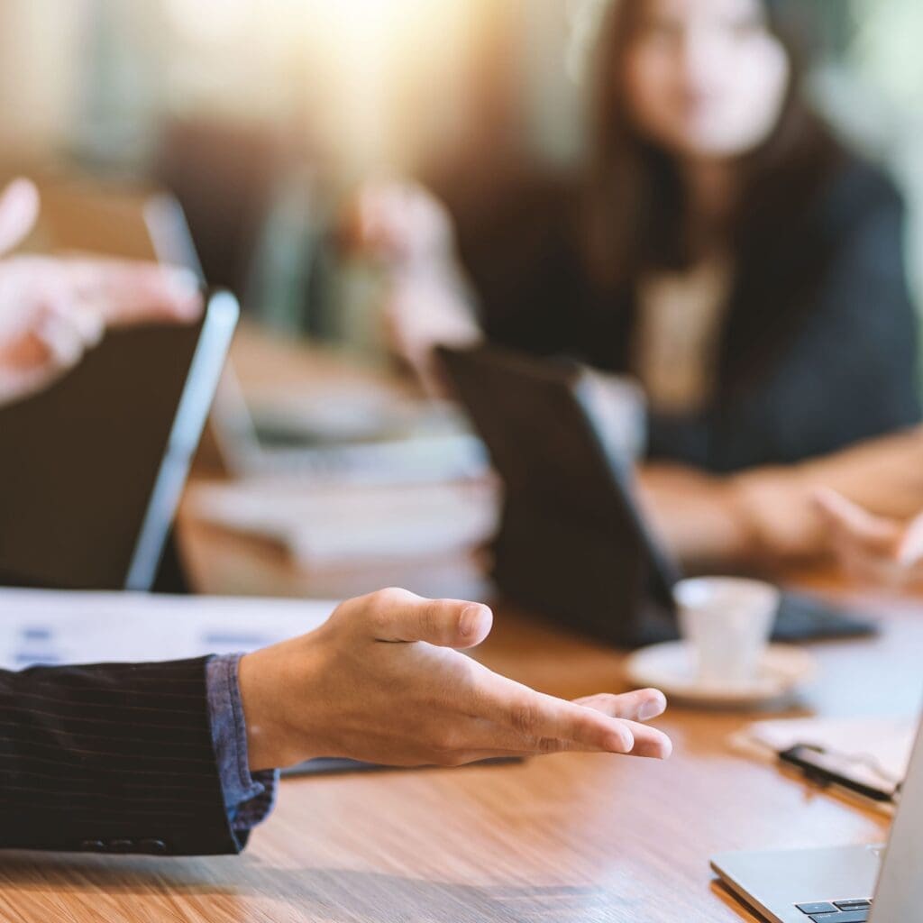 Business people meeting and planning business strategies