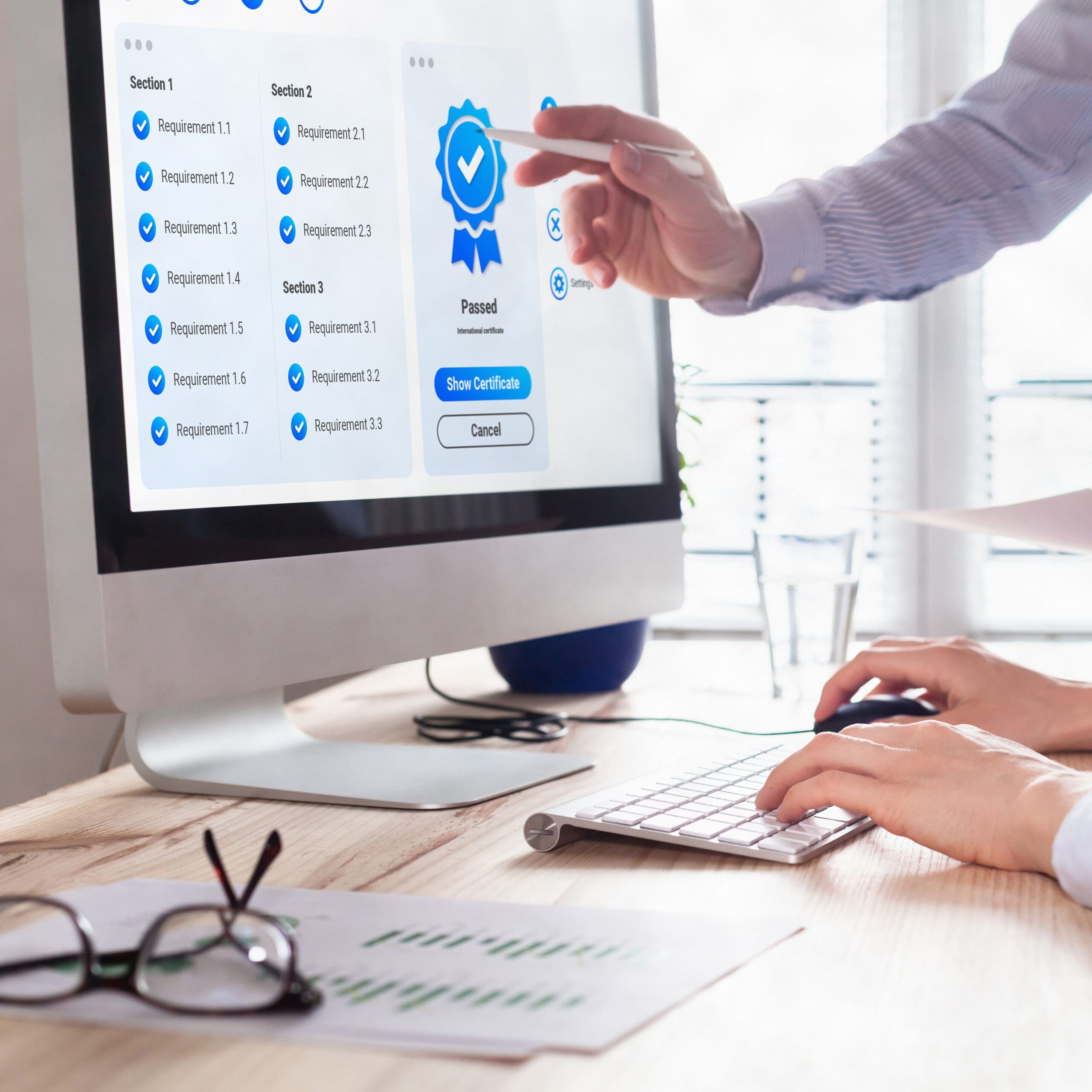 Quality Assurance (QA) and Control (QC) management. 